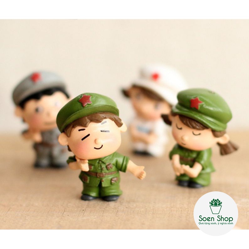 |FREESHIP| CẶP ĐÔI BỘ ĐÔI NHỎ - Phụ kiện trang trí cây xanh để bàn làm việc, mô hình trang trí cho bể cá, tiểu cảnh