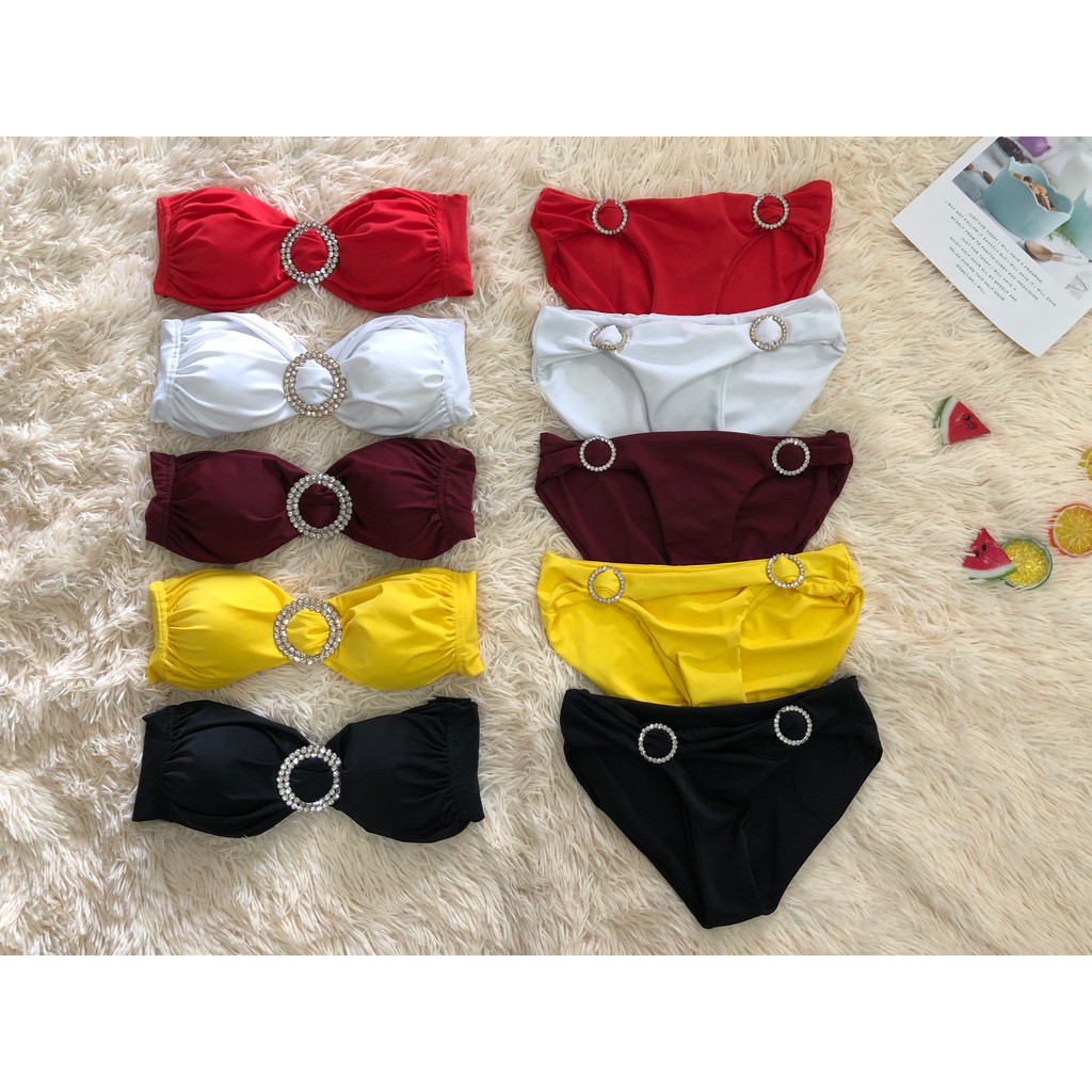 Bikini khoen đá kiêu sa, siêu sang chảnh (nhiều màu) - EVA shop - Sexcy, tôn dáng  ྇