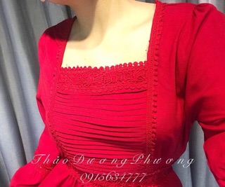 ĐẦM MAXI ĐUÔI CÁ CỔ VUÔNG
