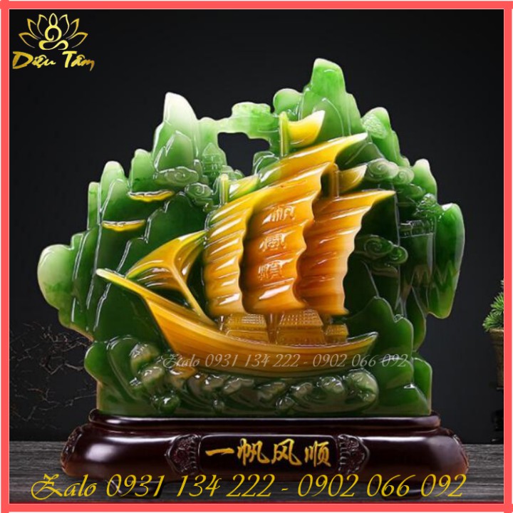 Tượng thuyền buồm phong thủy trang trí Diệu Tâm
