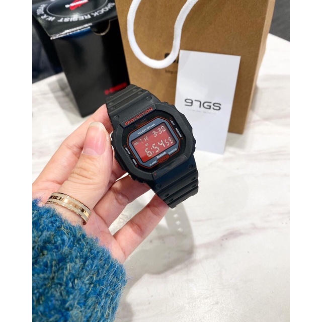 Đồng hồ nam thê thao D. w 5600, chống nước 5ATM fullbox