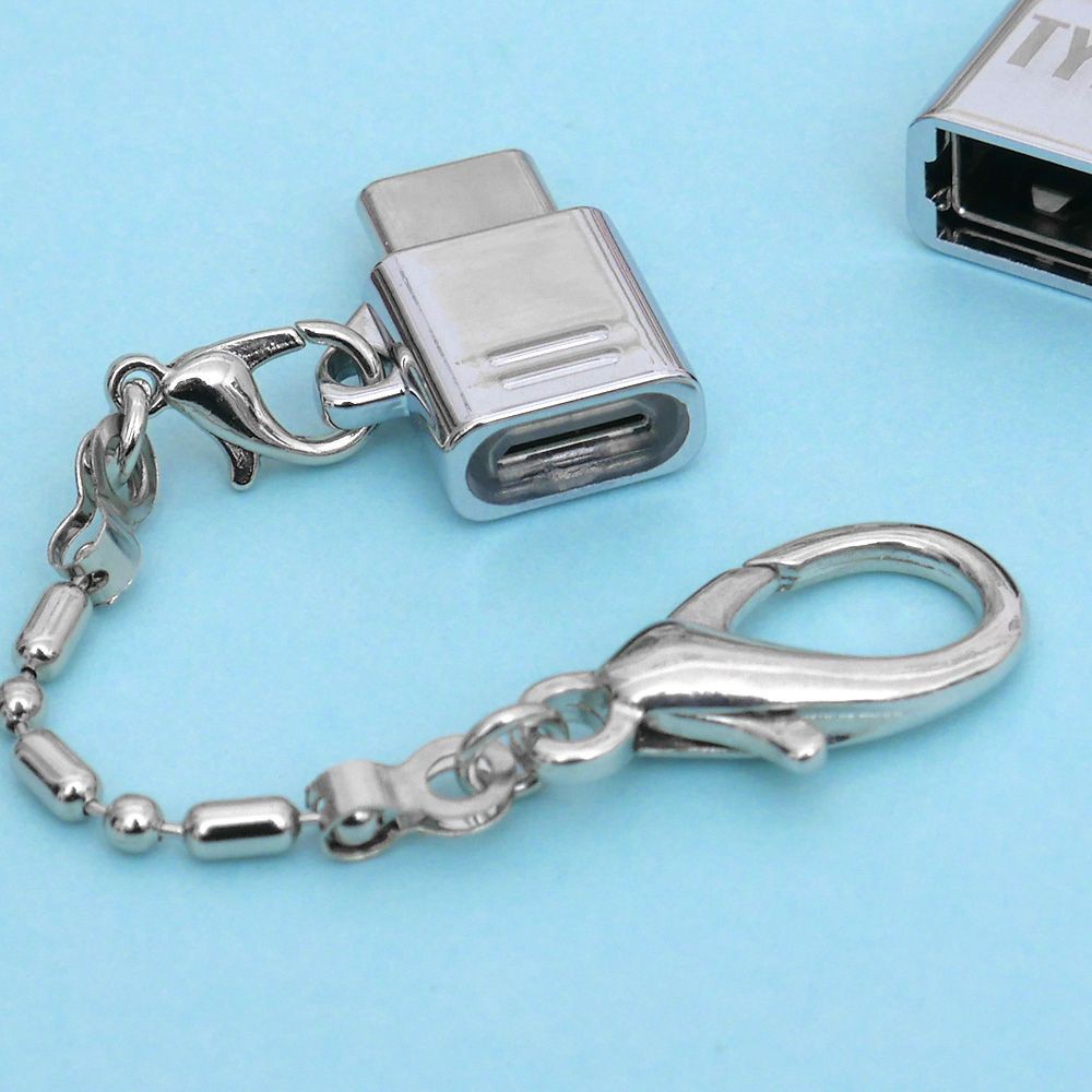 Set 2 đầu chuyển đổi cổng Micro USB/ USB Type A sang USB Type C chuyên dụng | BigBuy360 - bigbuy360.vn