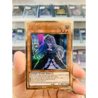 Thẻ Bài Lẻ YugiOh! Mã MAGO-EN012 - Ghost Belle & Haunted Mansion - Premium Gold Rare - 1st Edition