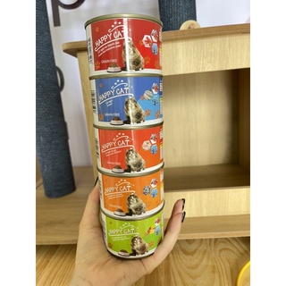 Combo 5 lon pate Happycat 160gr