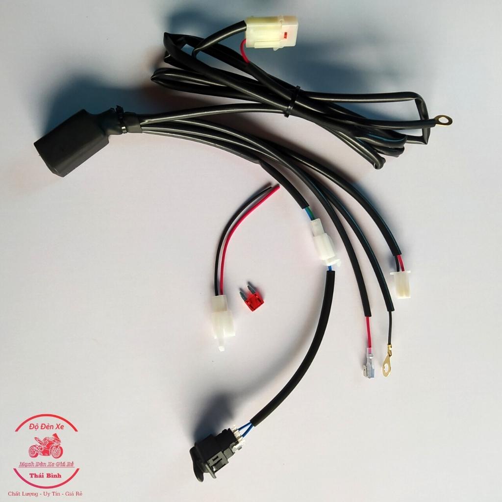 Mạch auto passing trợ sáng lắp như zin các loại xe máy tặng giắc cẳm đèn cầu chì