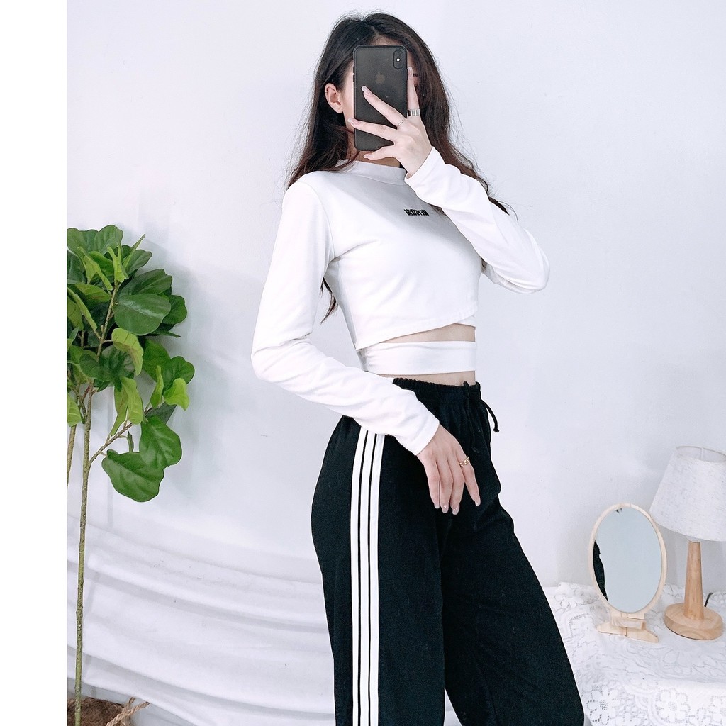 Quần 3 sọc kẻ line ống rộng Unisex - Culottes sớ dáng suông cạp chun, jogger thun kéo dài chân SIÊU HOT