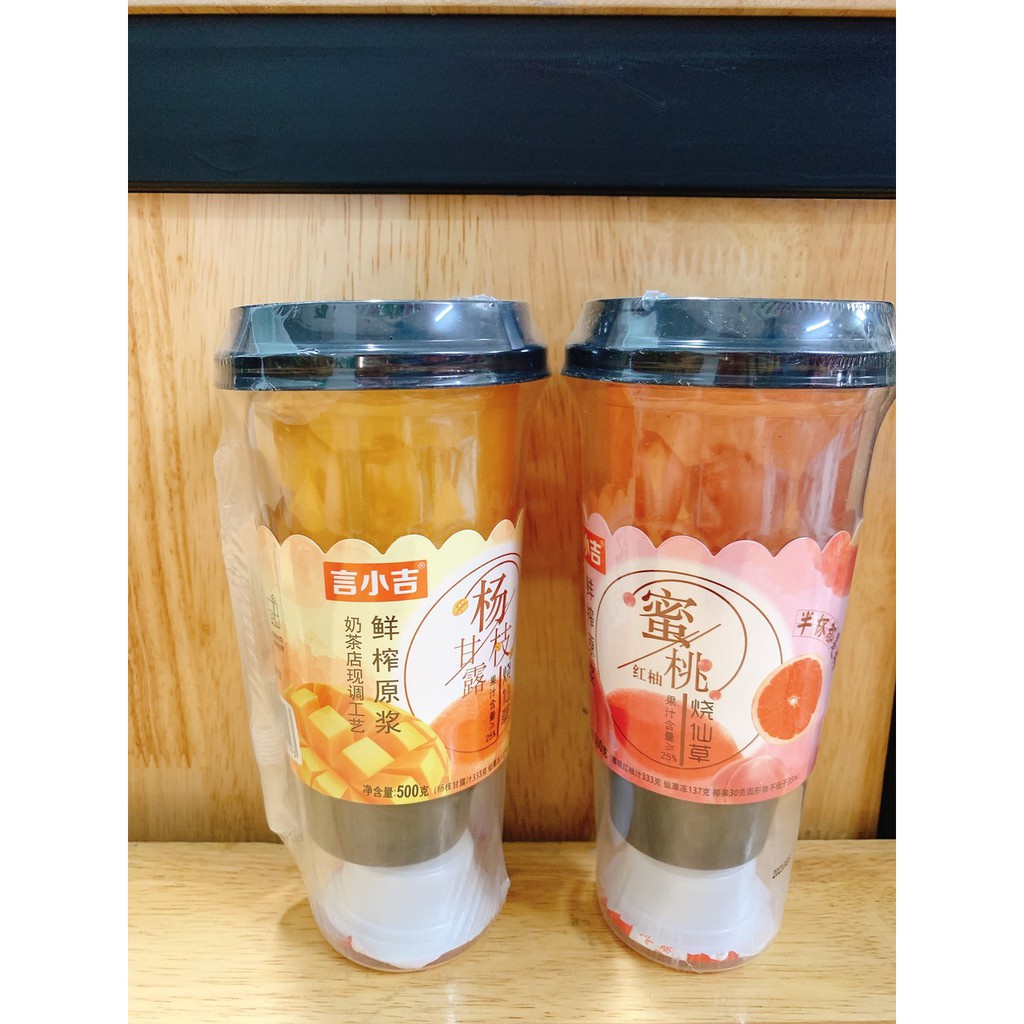 Trà Sữa Hoa Qủa Cam Đào - Cam xoài