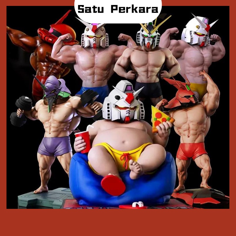 Mô Hình Nhân Vật Zaku Protein Cơ Bắp Người Bằng PVC Phát Sáng Trong Phim Gundam Zaku