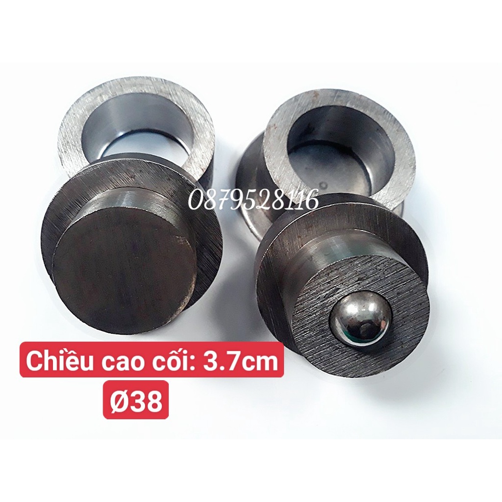 Bộ 2 cái bản lề cửa cổng, bản lề cối xoay 360 độ sắt phi 38