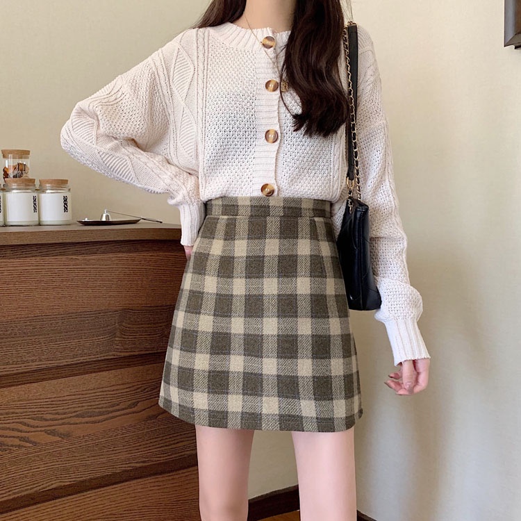 Váy mỏng dáng rộng phong cách Hàn Quốc thời trang thu đông mới