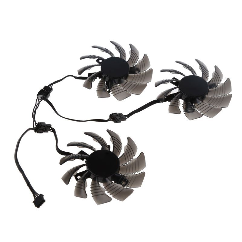 Set 3 Thẻ Đồ Họa 75mm T128010Su 0.35a Cho Gigabyte Aorus Gtx 1060 1070 1080 G1 Gtx 1070ti 1080ti | BigBuy360 - bigbuy360.vn