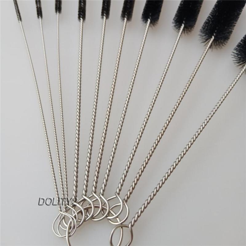 [Dolity2] Set 10 Bàn Chải Sợi Dây 20cm Làm Sạch Ống Hút, Ống Nối