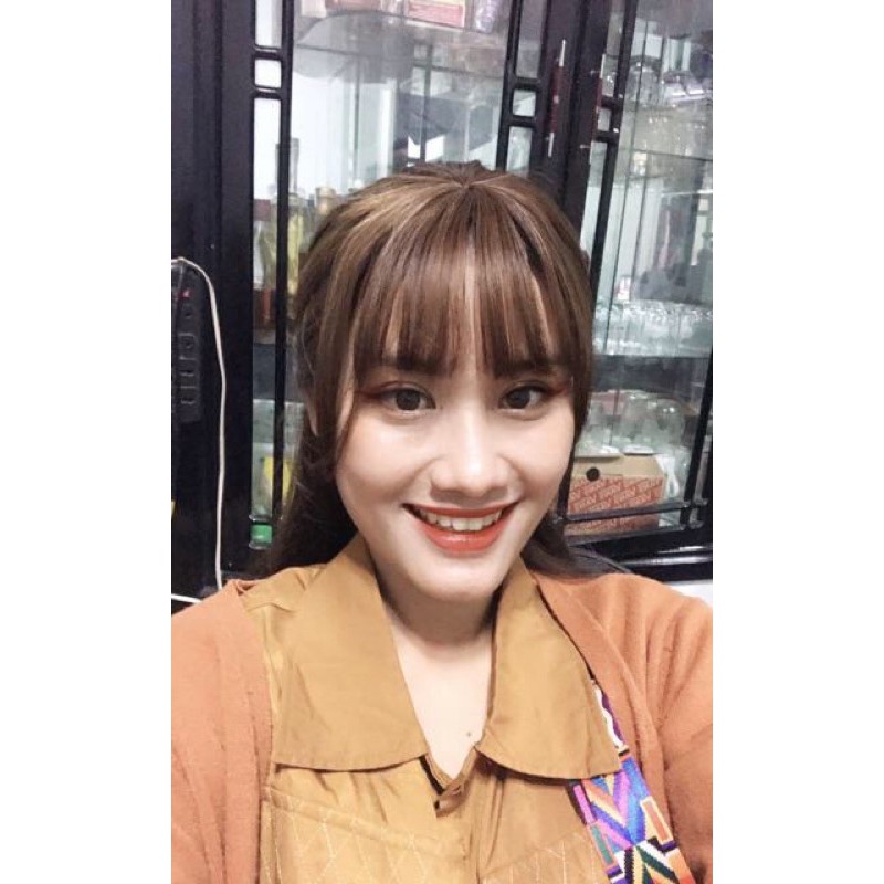 Tóc giả mái thưa 3D ❤ FREESHIP ❤ Mái sợi tơ