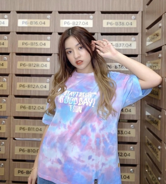 [Có Feedback] Áo Thun Tiedye Ice Cream Tsun | TẶNG GIẤY THƠM-Áo Thun T Sun Phản quang 7 màu | 100% COTTON Form chuẩn