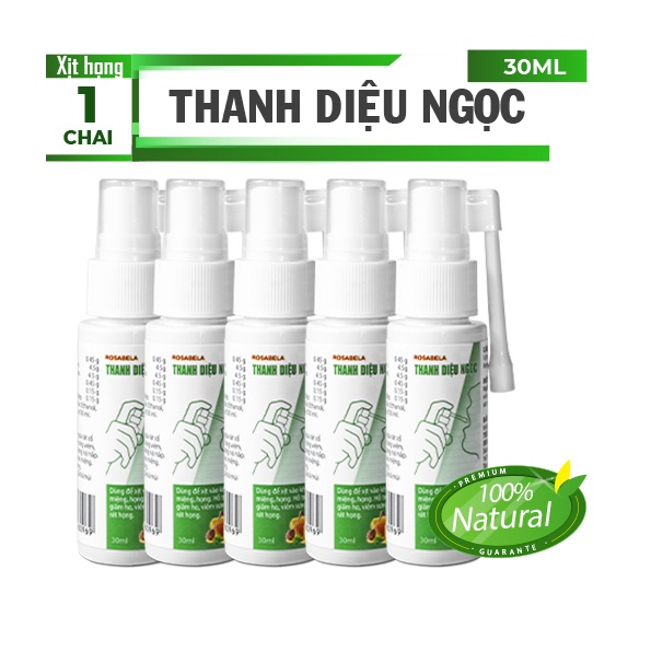 Xịt họng keo ong Thanh Diệu Ngọc sát khuẩn họng, làm sạch niêm mạc miệng (30ml)