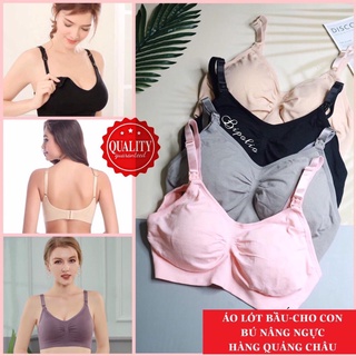 [Cao cấp] Áo ngực/ áo lót bà bầu và cho con bú sau sinh không gọng chống chảy xệ hàng nhập Quảng Châu mềm mịn, thoải mái
