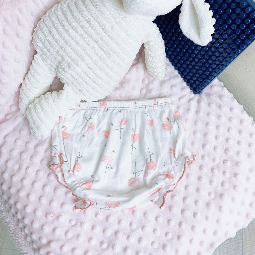 Quần lẻ sơ sinh. Quần chip bí ngô chất cotton cho bé 4-12kg