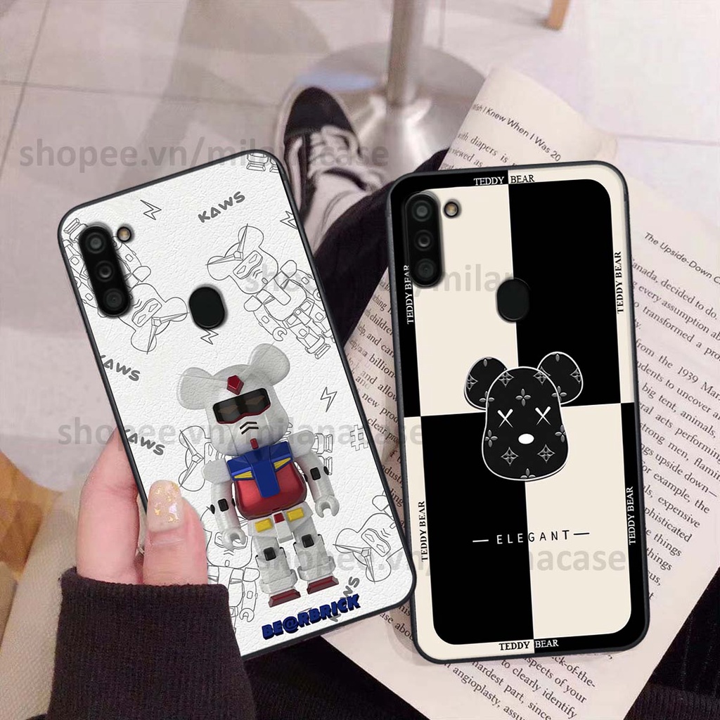 Ốp Samsung A11 / M11 gấu be@rBrick gấu Teddy Kaws siêu đẹp, phong cách, cá tính