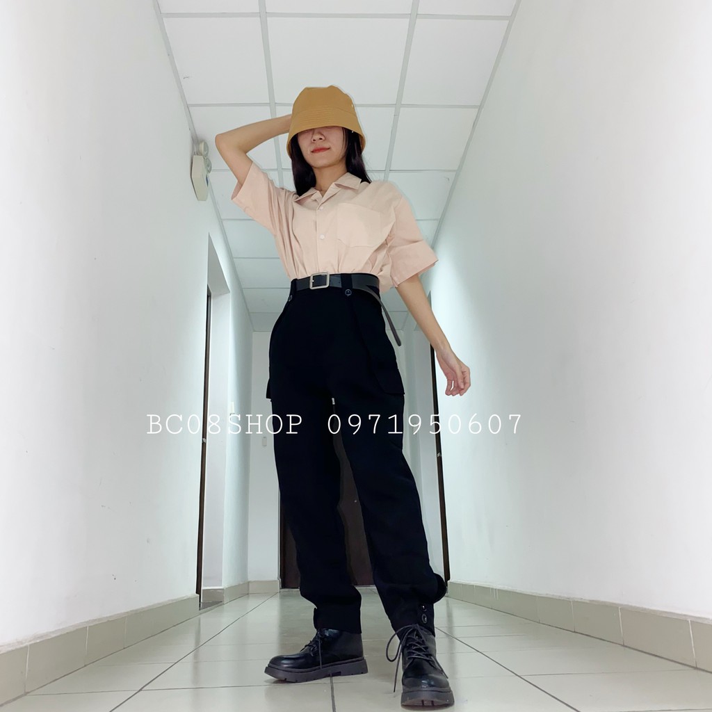 [Mã WASTMAY giảm 15% tối đa 30K đơn 150K] Quần Tây Jogger TÚI HỘP Màu Đen Basic BC154 | BigBuy360 - bigbuy360.vn