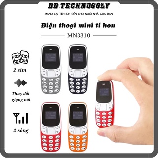 Điện thoại mini 3310 siêu nhỏ,dung lượng khủng,2 sim 2 sóng-sóng khỏe,loa to,mp3,thẻ nhớ sd,giả giọng nói