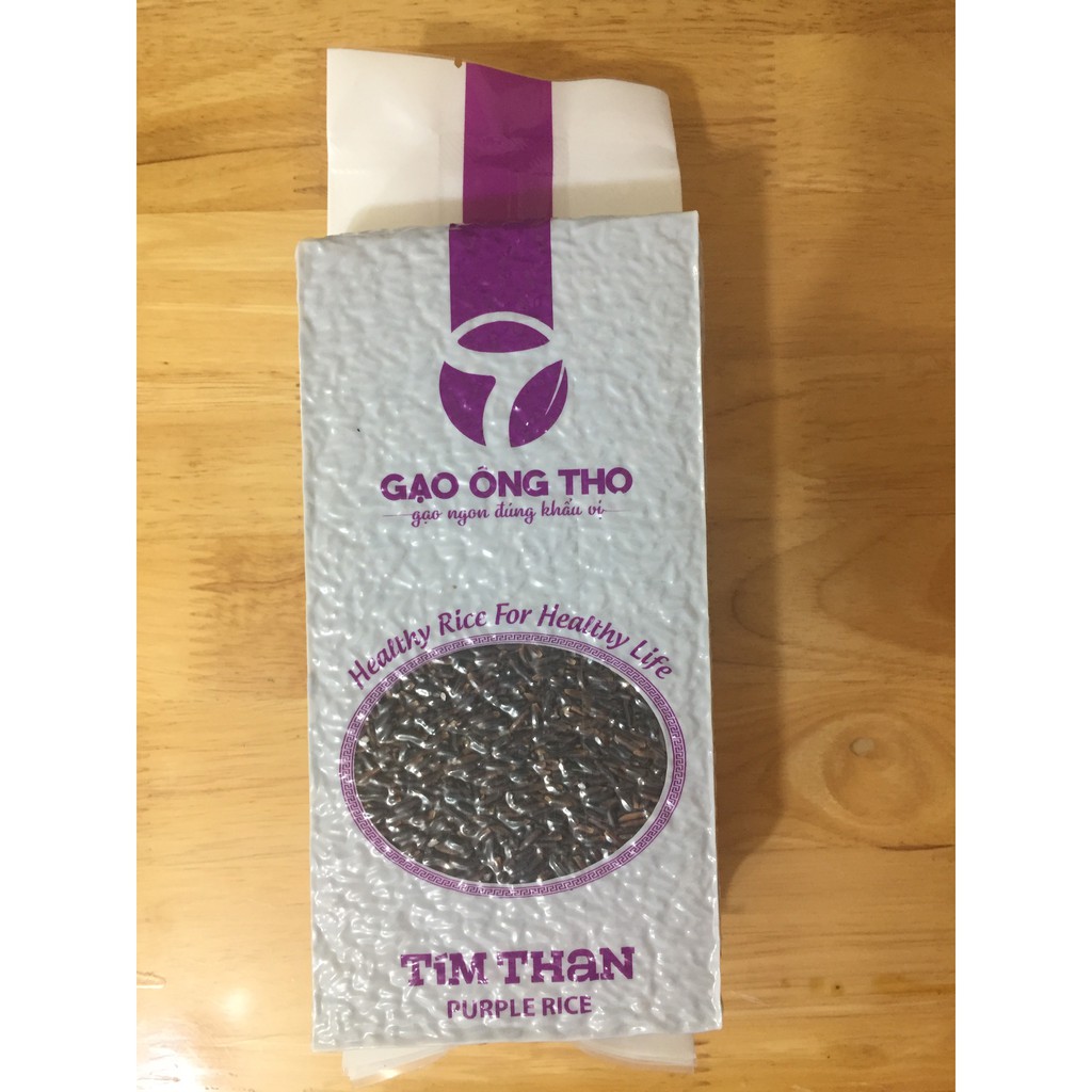 Gạo Ông Thọ - Tím Than túi 1kg