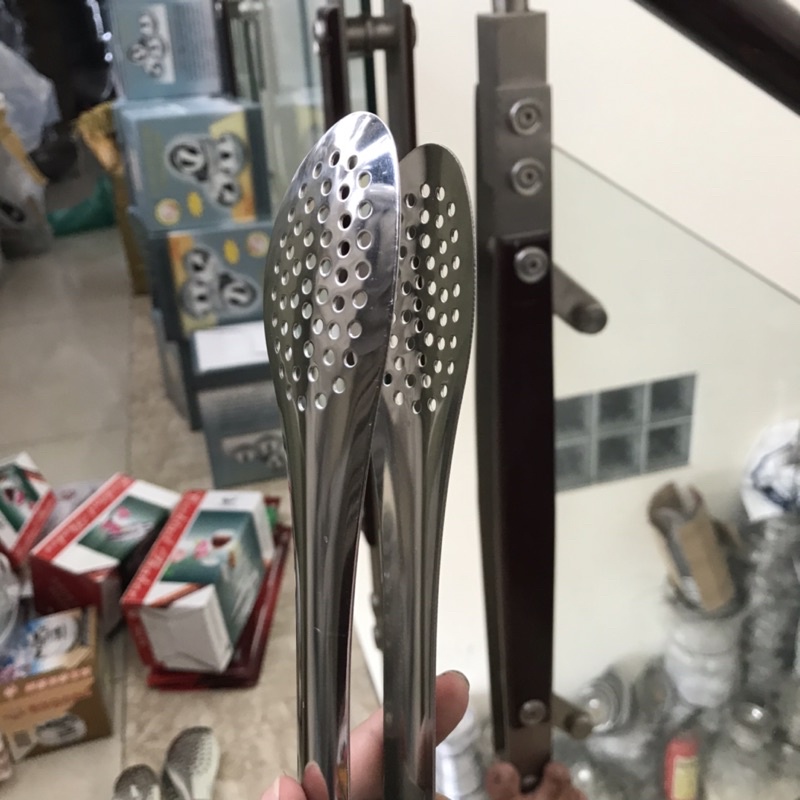 Cây gấp bánh/thức ăn đầu tròn có lổ