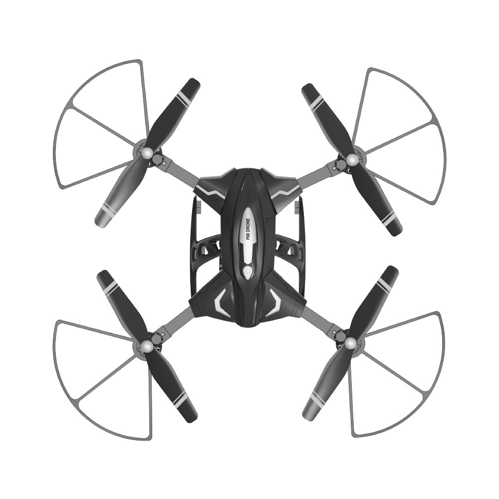 Drone không dây 4 trục 480P/1080P HD điều khiển từ xa bằng điện thoại | WebRaoVat - webraovat.net.vn