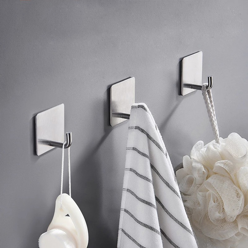 Móc Treo Đồ Dán Tường Bằng Thép Không Gỉ