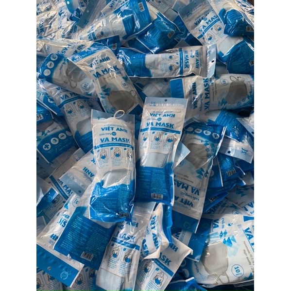 Hôp 10 Khẩu Trang KF94 mẫu thời trang Việt anh 4 lớp giấy kháng khuẩn