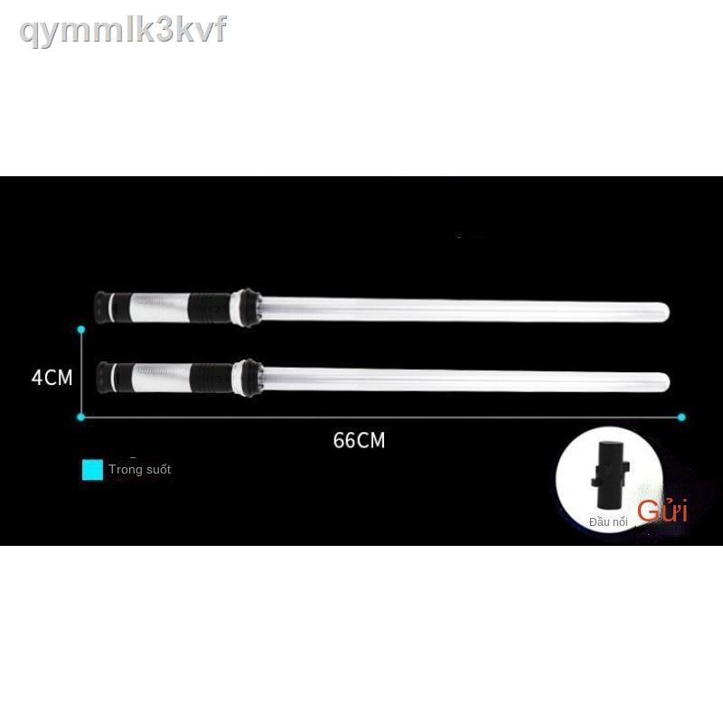 ✹ ﺴ ☫Star lightsaber chiến tranh rung với đồ chơi kiếm laze dành cho trẻ em Jedi chéo kính thiên văn than