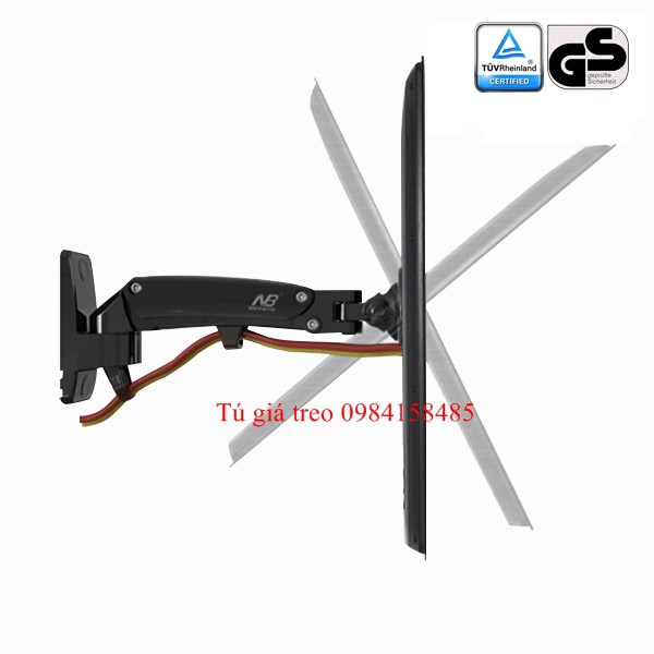 Giá treo tivi tường F120 có thể nâng lên hạ xuống được 17-27 inch