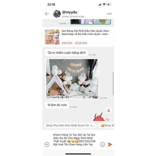 Set Bóng Sinh Nhật Thôi Nôi Đầy Tháng Cho Bé Đầy Ý Nghĩa,Kiểu Mới HQ Xinh