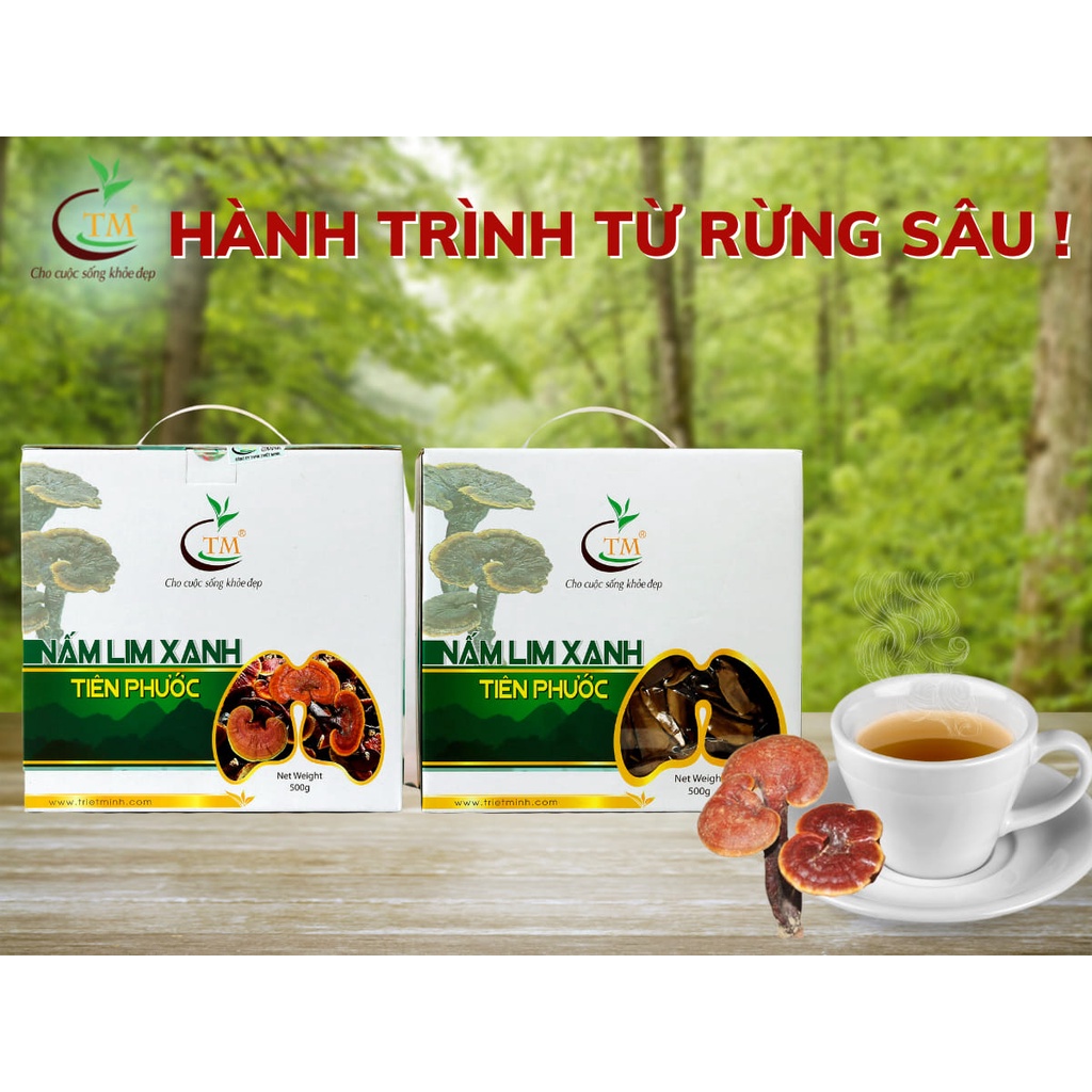 Nấm Lim Xanh Tiên Phước - TRIMICO - thái lát 500gam