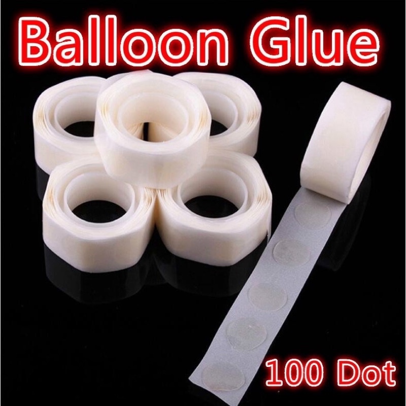 *Keo dán 2 mặt Balloon 100 miếng/cuộn