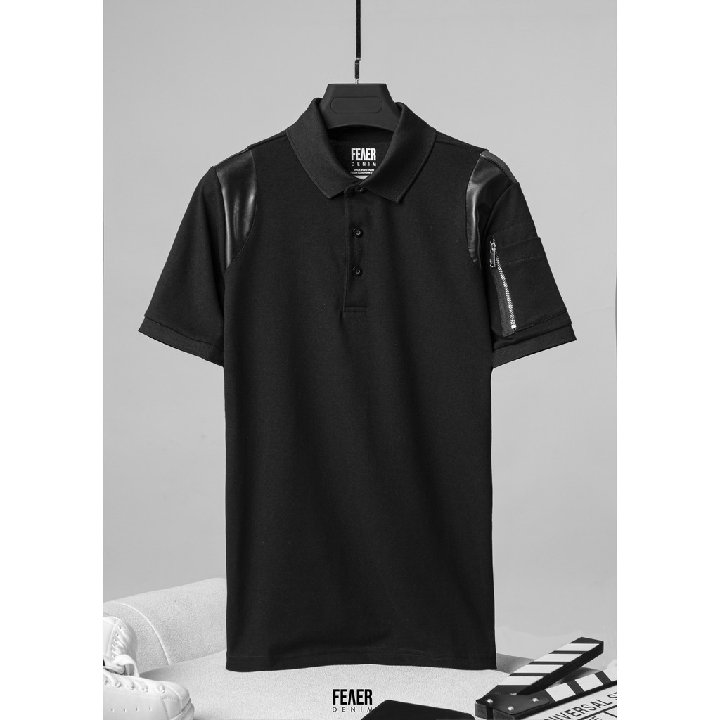 [Mã FASHIONGREEN15 giảm 10% đơn 99K] Áo Polo Duties nam FEAER form chuẩn, Chất Polyeste