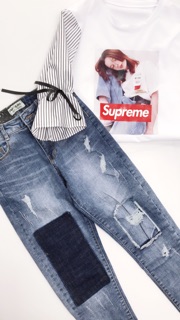 Quần Jeans Boyfriend Hot