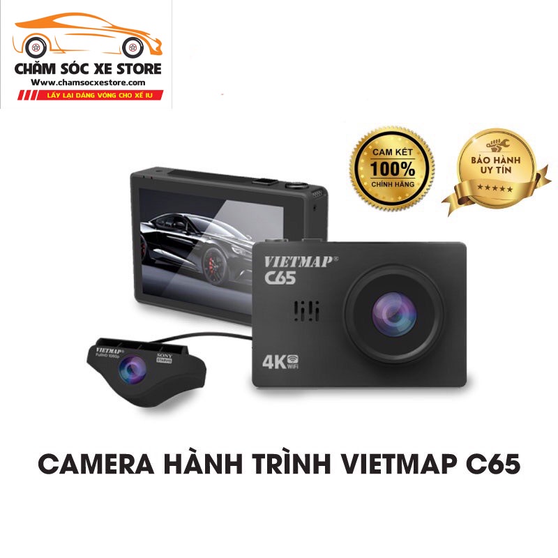 [ Miễn Phí Lắp Đặt ] Camera Hành Trình Vietmap C65 Chính Hãng Tặng Thẻ Nhớ 32GB