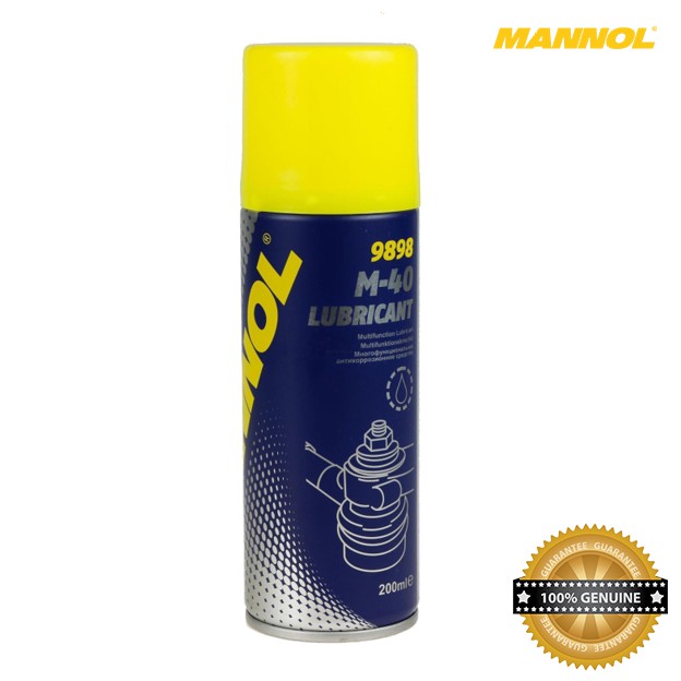 Dầu Bôi Trơn, Chống Gỉ, Bảo Vệ Kim Loại, Đa Năng MANNOL 9898 M-40 Lubricant (smart) 200ML Multifunction Lubricant