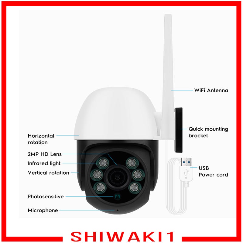 Camera IP Wifi HD cho Tuya Plug-Eu Real Time Alerts 2MP HD
 | BigBuy360 - bigbuy360.vn