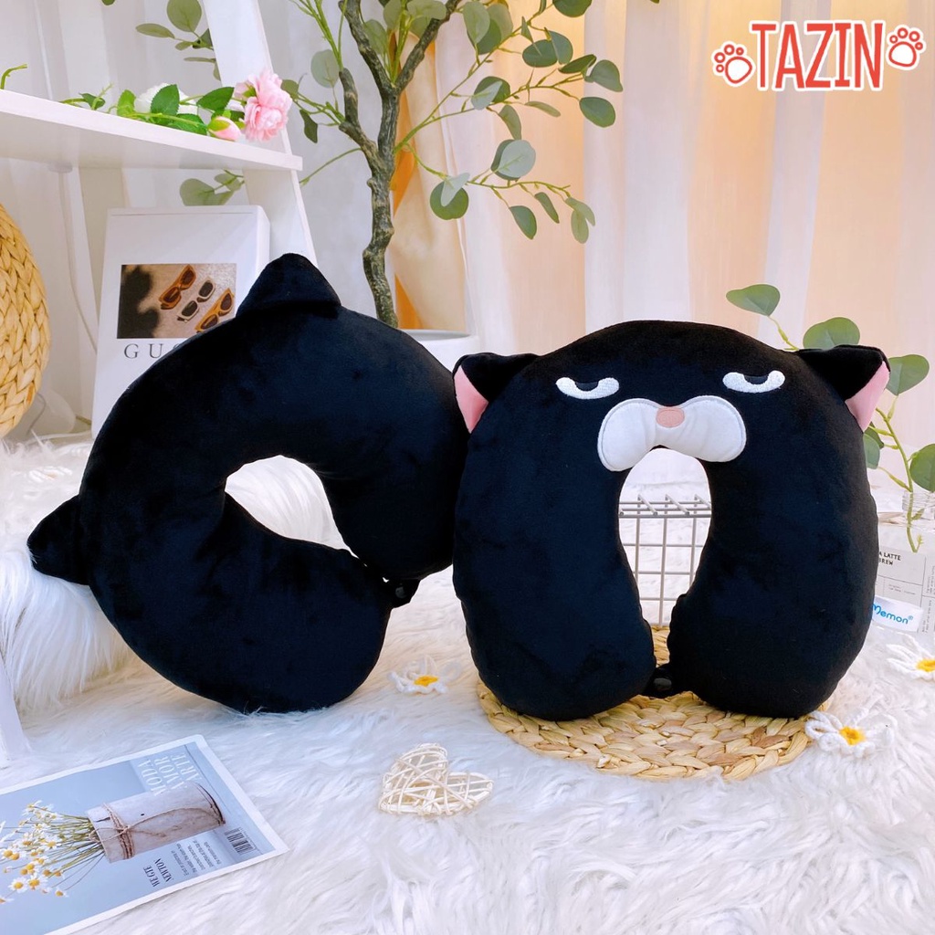 Gối Ngủ Văn Phòng Dễ Thương, Gối Cổ Tựa Amuse Mới Nhất - Gấu Bông Tazin