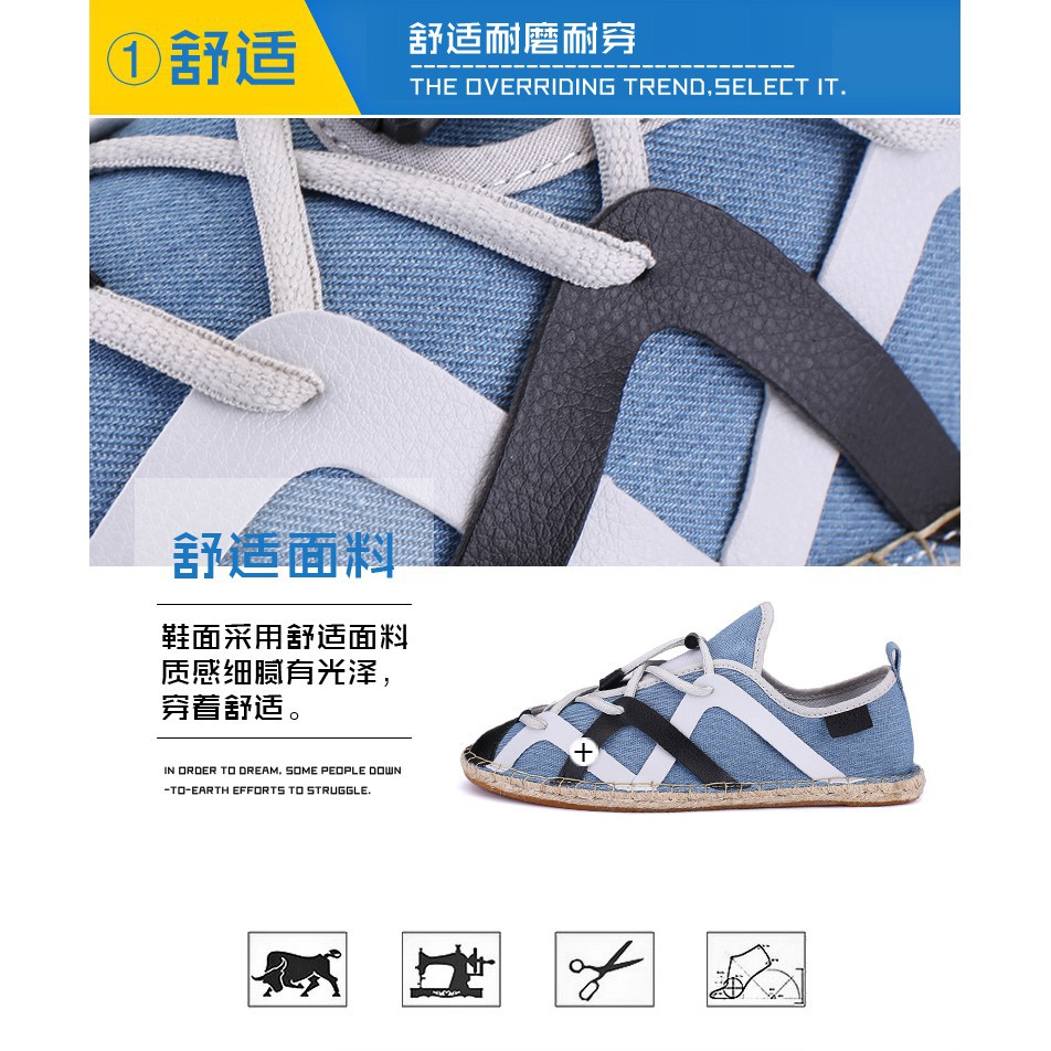 Giày Lười Vải Mềm Chất Liệu Thông Thoáng Dành Cho Nam | BigBuy360 - bigbuy360.vn