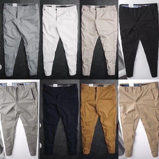Quần kaki dài Zara nam 8 màu mẫu mới form slimfit