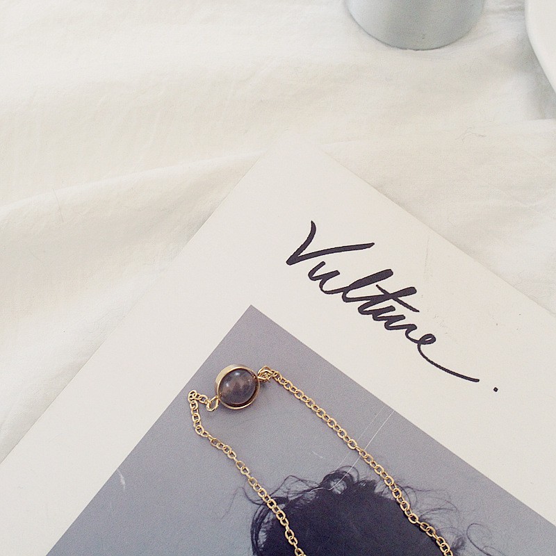 Vòng Đeo Tay Đính Hạt Hình Giọt Nước Kiểu Nhật Hàn Xinh Xắn