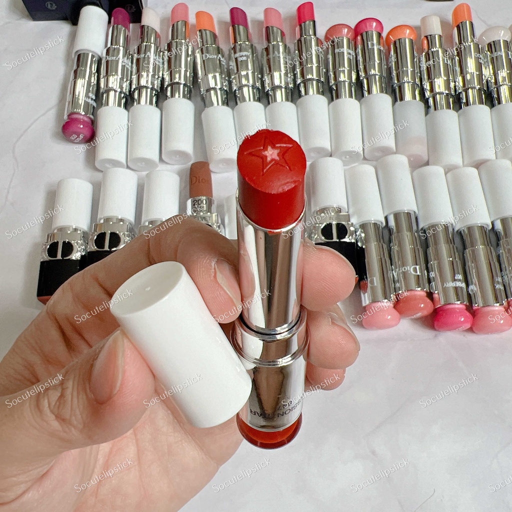 Son Thỏi Diior Velvet 100 Nude Look - Tester - 200 Nude Touch  - 840 Rayonnate