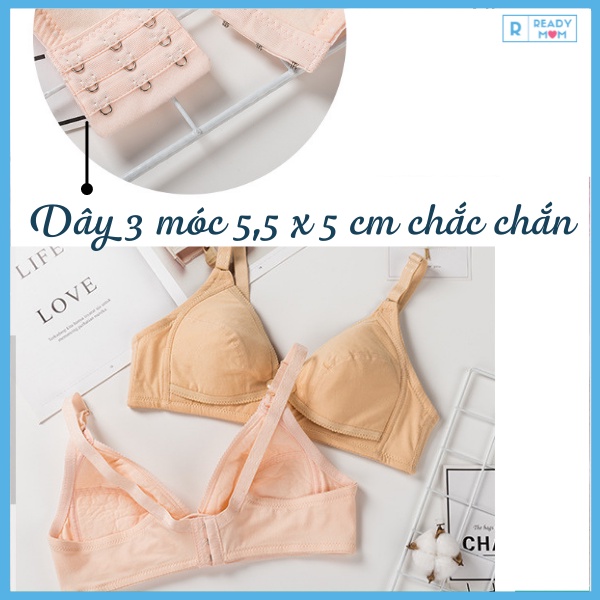 Áo Lót Cho Con Bú Khuy Mở Ngang | Áo Lót Bầu | Cotton Mềm Mại | Đệm Mỏng | R06 Hàng Trung Quốc