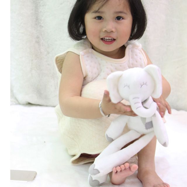 Voi Bông Đáng Yêu Cho Bé Thú Bông Ôm Ngủ BBSKY Chất Đẹp Mịn TB05