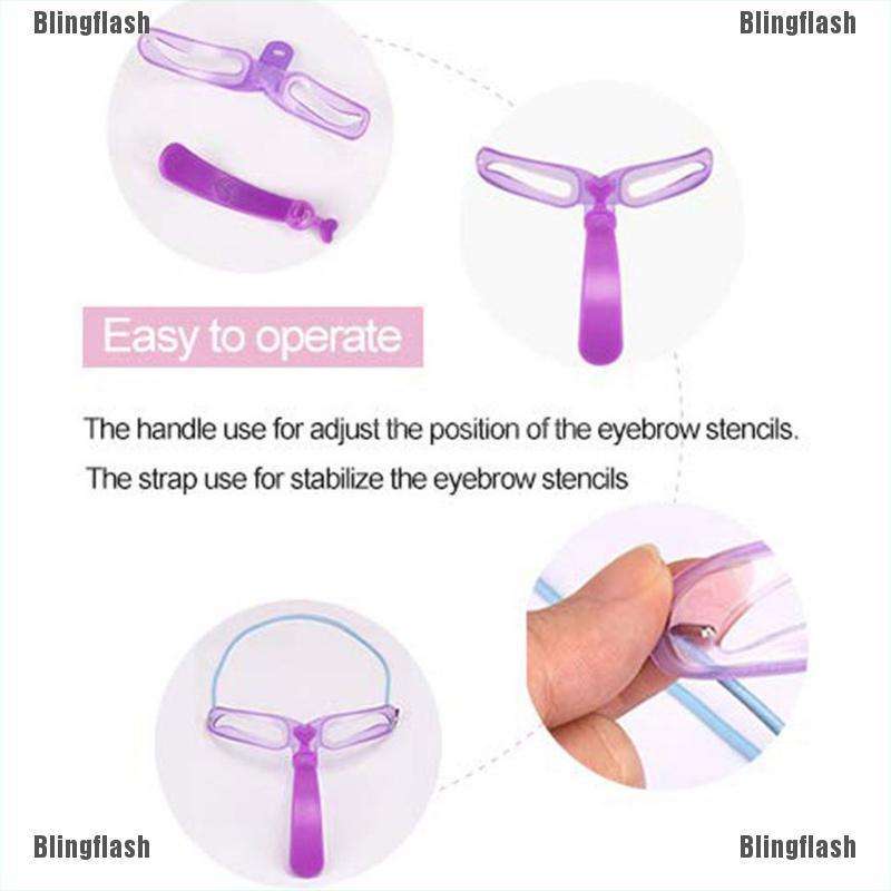 (hàng Mới Về) Set 8 Khuôn Kẻ Lông Mày Diy Tiện Dụng | BigBuy360 - bigbuy360.vn