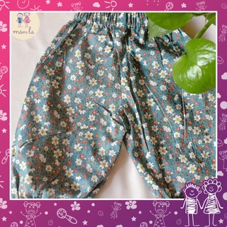 Quần lửng kiểu Alibaba dáng boom cho bé gái nhiều họa tiết MamLa