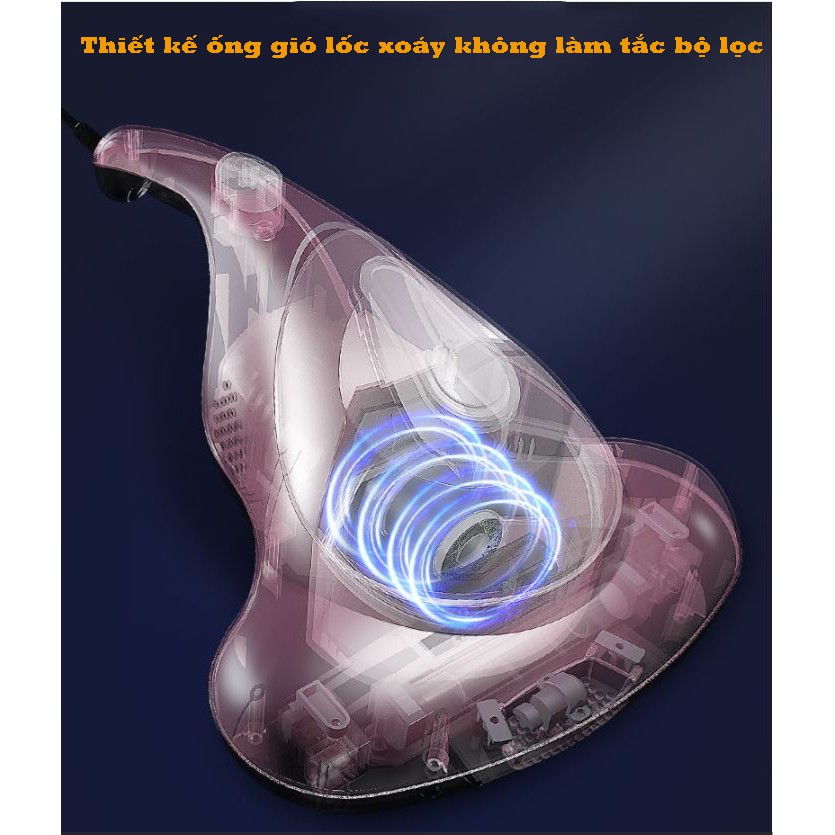 Máy hút bụi giường chiếu AUX diệt khuẩn khử trùng bằng tia cực tím UV làm sạch giường nệm, sofa công suất mạnh mẽ | BigBuy360 - bigbuy360.vn