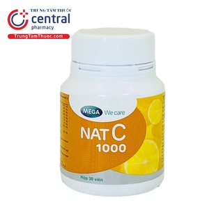 Vitamin C tăng đề kháng Nat C 1000mg